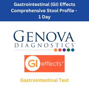 Walk-in-lab Lab Test: Gastrointestinal (GI) Effects Comprehensive Stool Profile 1 Day- Genova Test Kit